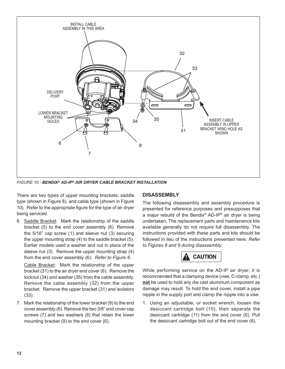 Bendix Commercial Vehicle Systems AD-SP SYSTEM PURGE AIR DRYER 10/04 User Manual | Page 12 / 30