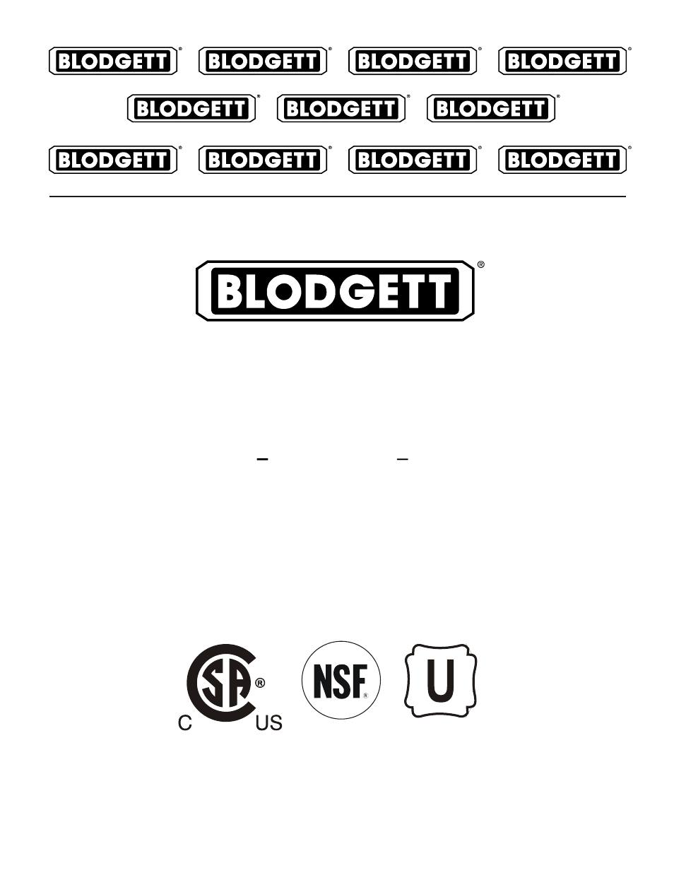 Blodgett KTT-E Series User Manual | 20 pages