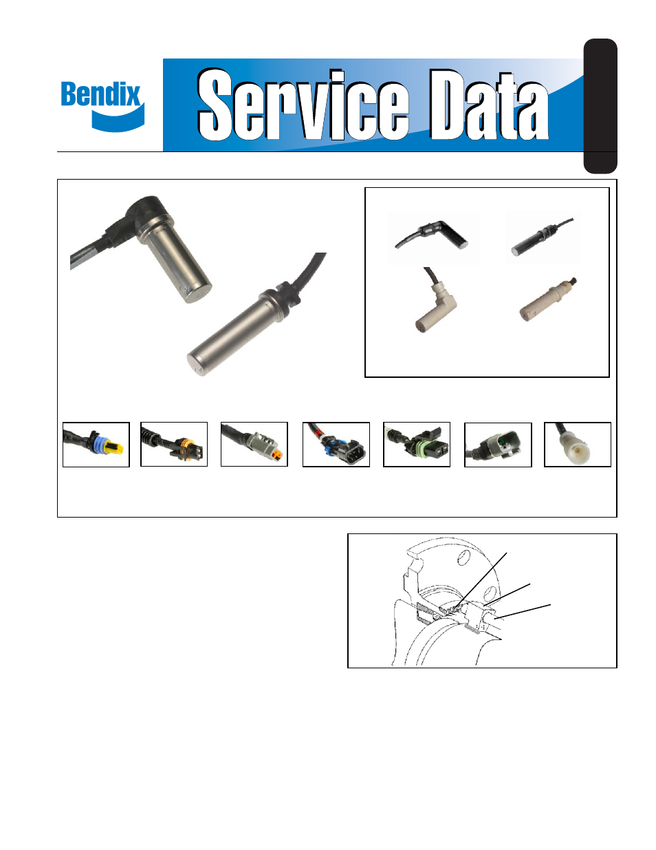 Bendix Commercial Vehicle Systems WS-24 ANTILOCK WHEEL SPEED SENSOR User Manual | 4 pages