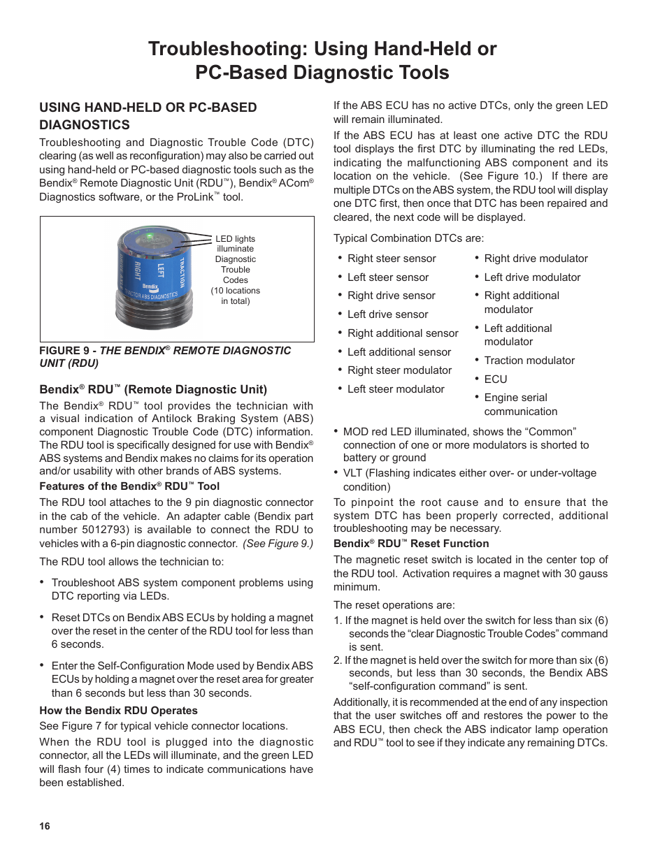 Bendix Commercial Vehicle Systems EC-80 ABS ATC SD User Manual | Page 16 / 44