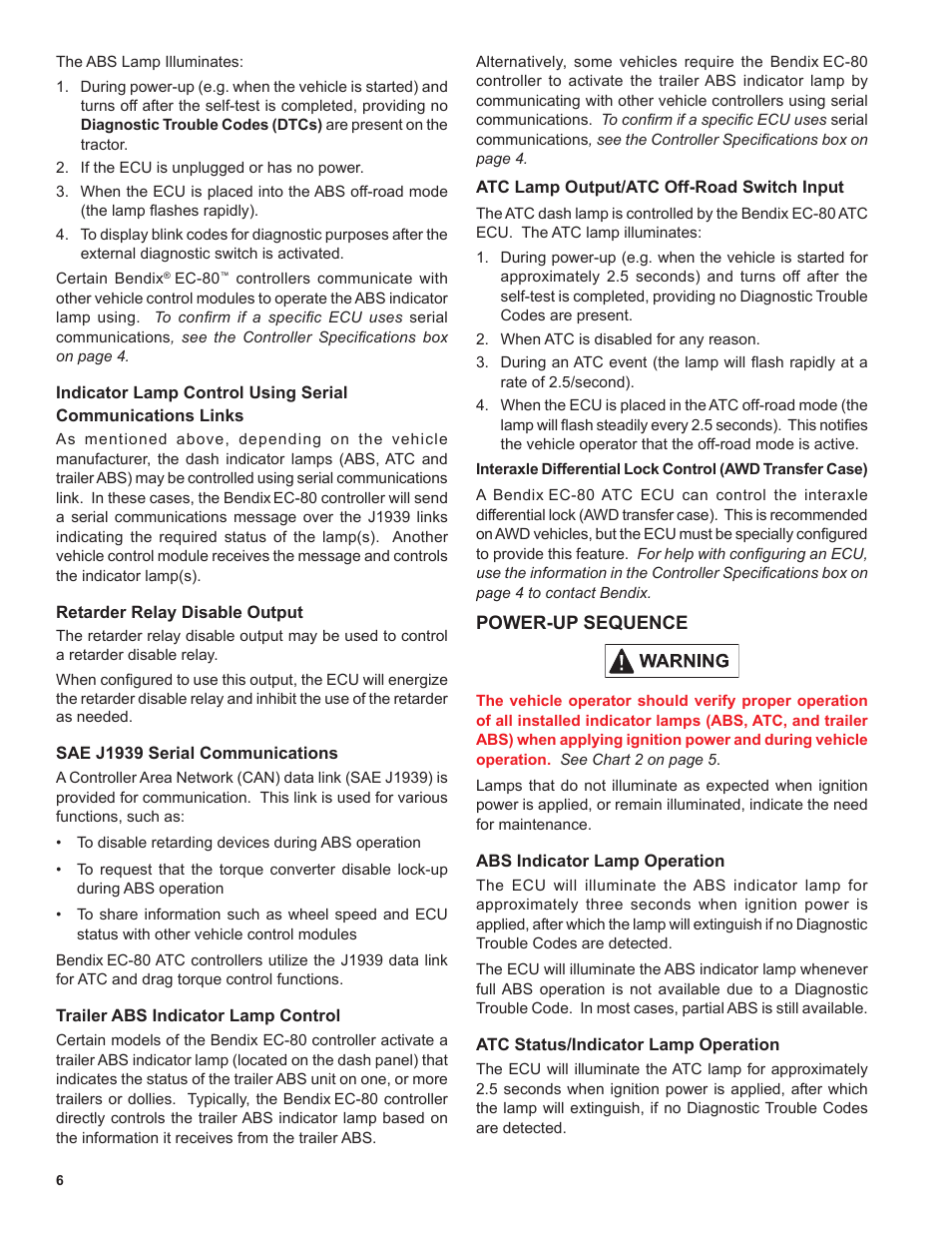 Bendix Commercial Vehicle Systems EC-80 ABS ATC SD User Manual | Page 6 / 44