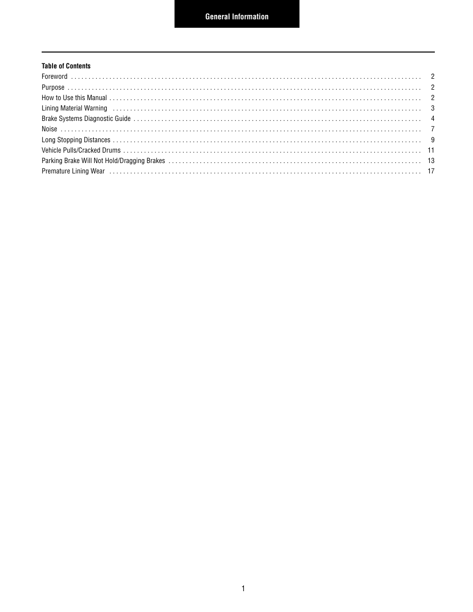 Bendix Commercial Vehicle Systems BRAKE SYSTEM TROUBLESHOOTING GUIDE User Manual | Page 3 / 22