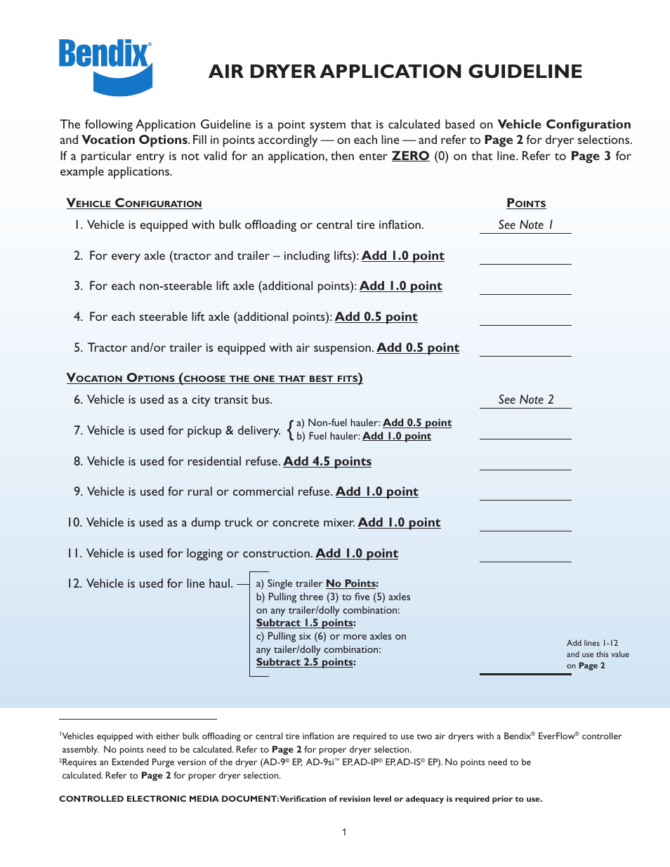 Bendix Commercial Vehicle Systems AIR DRYER User Manual | 4 pages