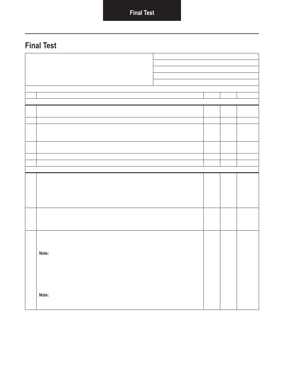 Final test | Bendix Commercial Vehicle Systems VORAD VS-400 SYSTEM INSTALL GUIDE User Manual | Page 36 / 49