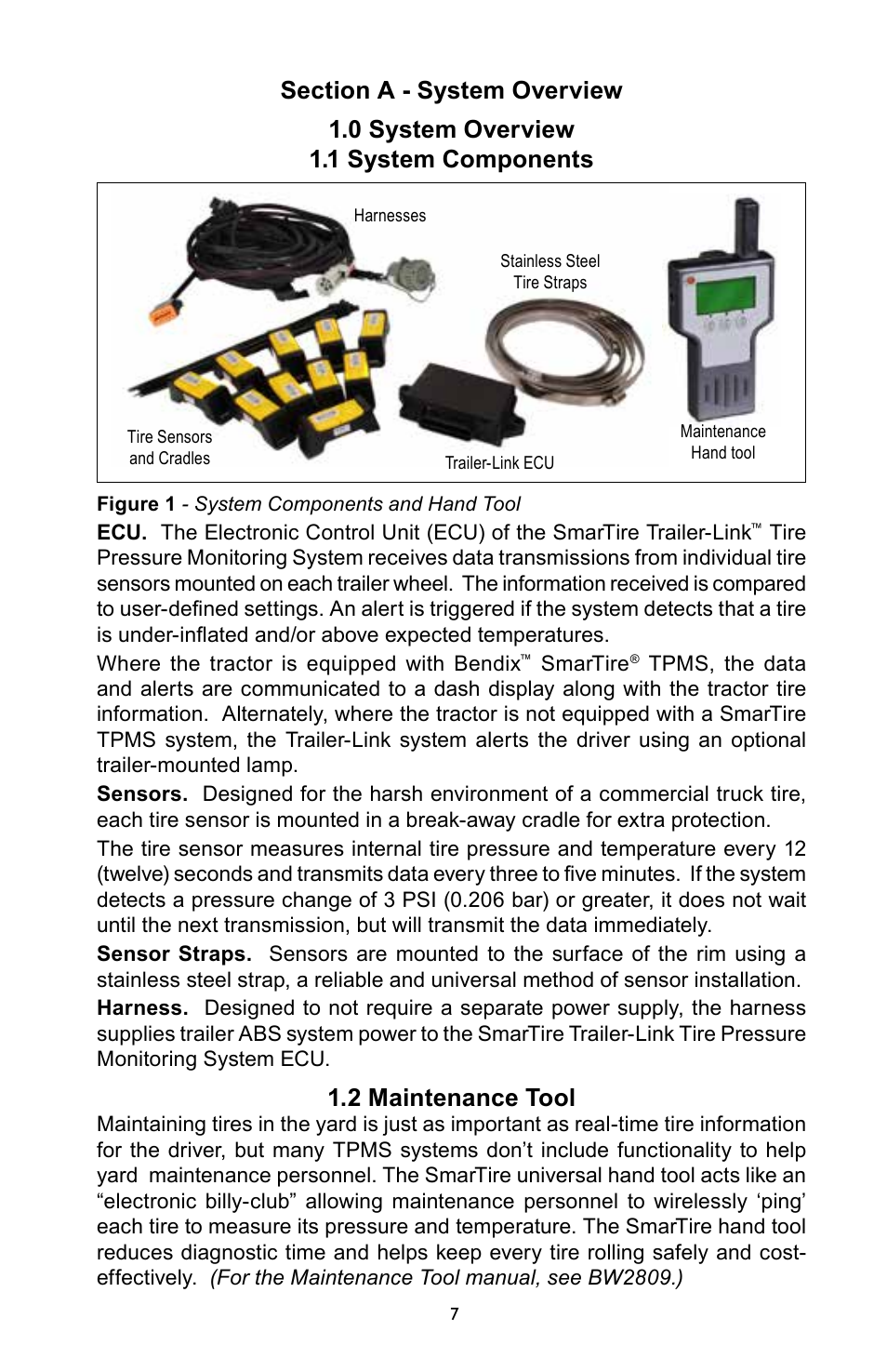 2 maintenance tool | Bendix Commercial Vehicle Systems SmarTire Trailer-Link Op Manual User Manual | Page 7 / 52