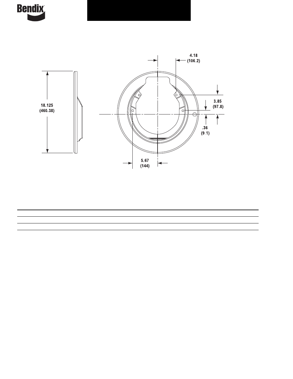 Dustshields 16.5" – with stamped steel spider | Bendix Commercial Vehicle Systems ILLUSTRATED PARTS LIST BRAKES User Manual | Page 107 / 110