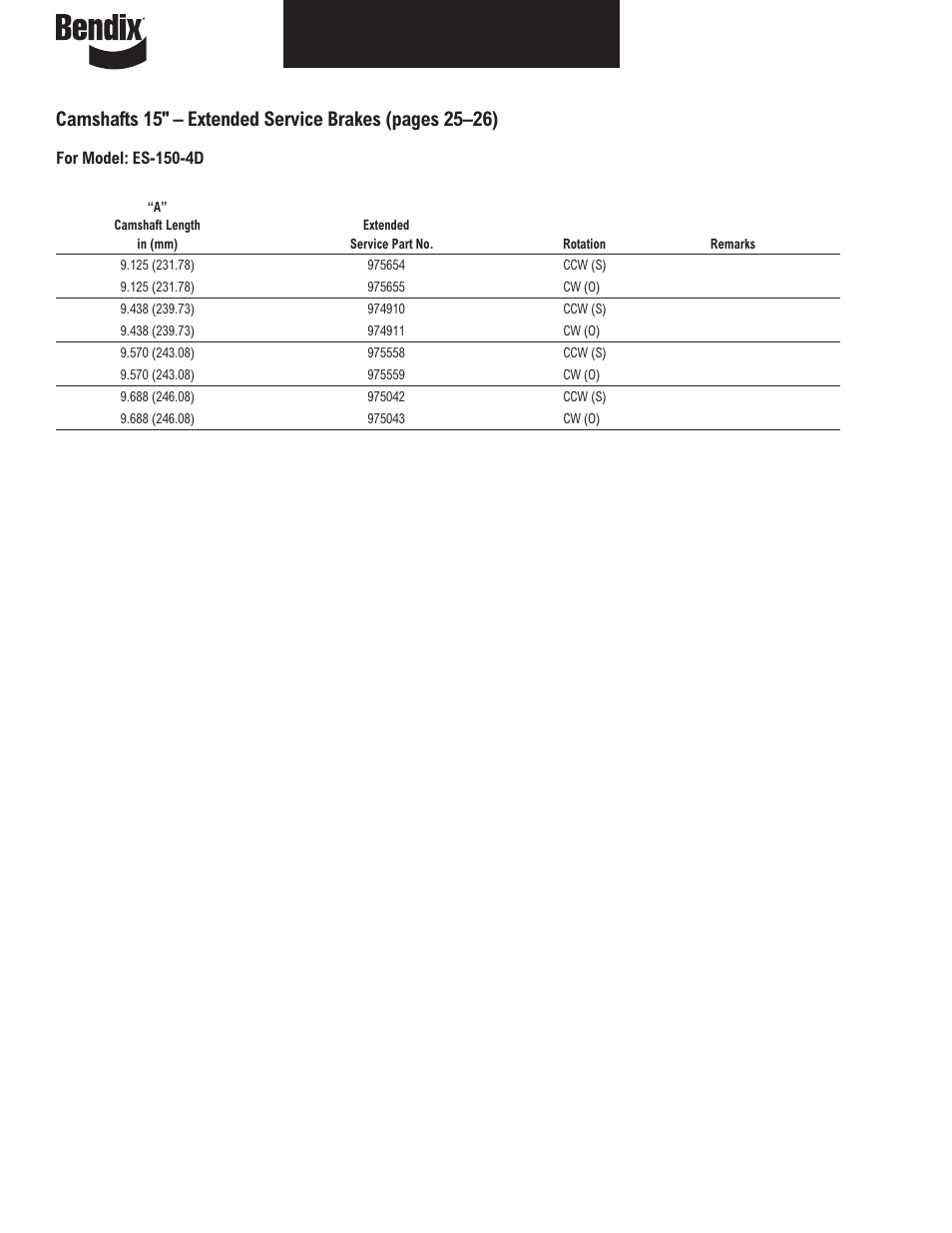 Bendix Commercial Vehicle Systems ILLUSTRATED PARTS LIST BRAKES User Manual | Page 27 / 110