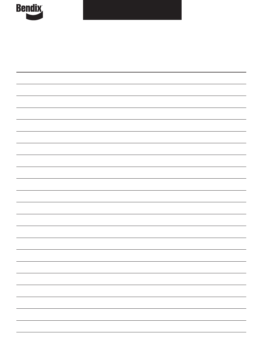Bendix Commercial Vehicle Systems ILLUSTRATED PARTS LIST BRAKES User Manual | Page 43 / 110