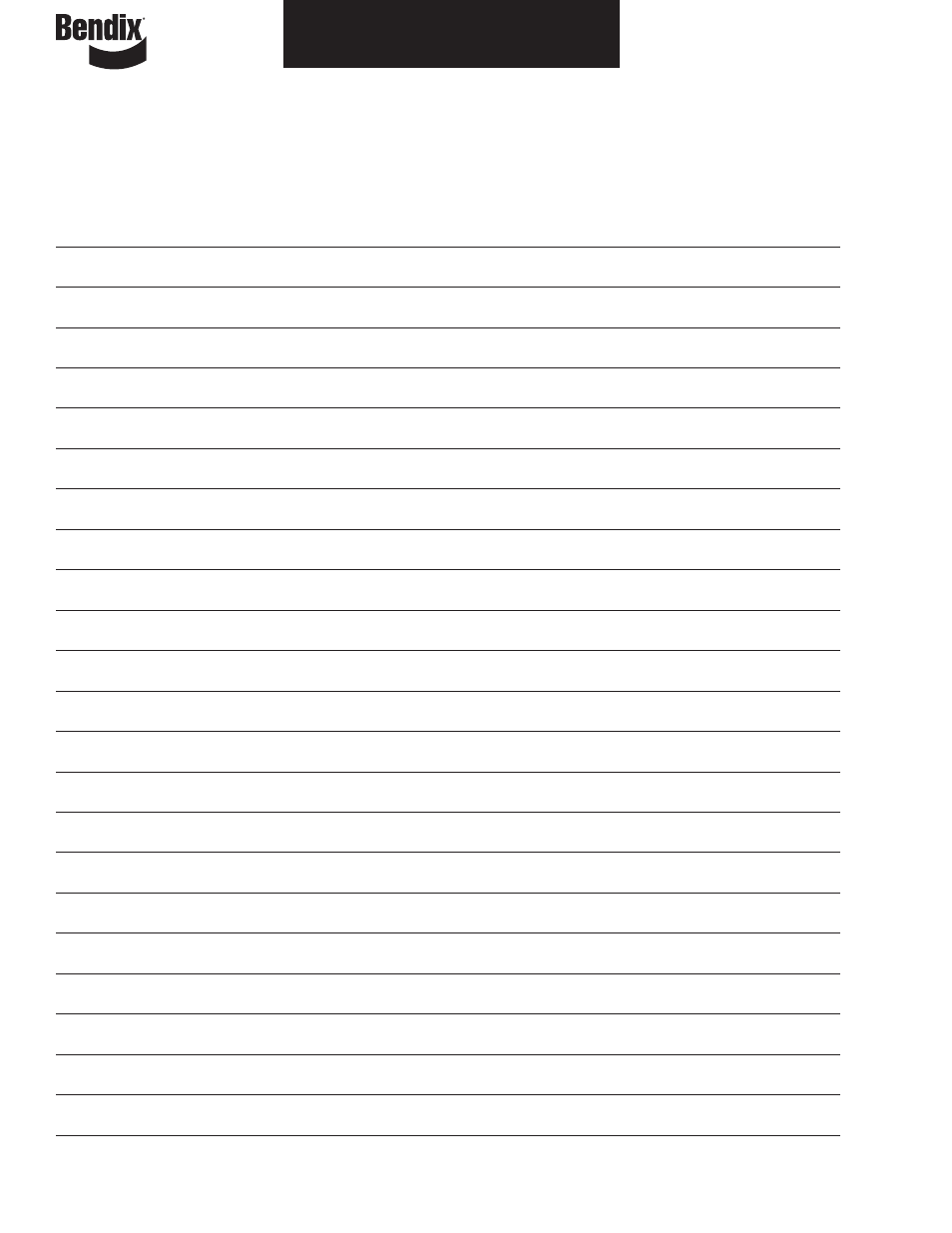 Bendix Commercial Vehicle Systems ILLUSTRATED PARTS LIST BRAKES User Manual | Page 53 / 110