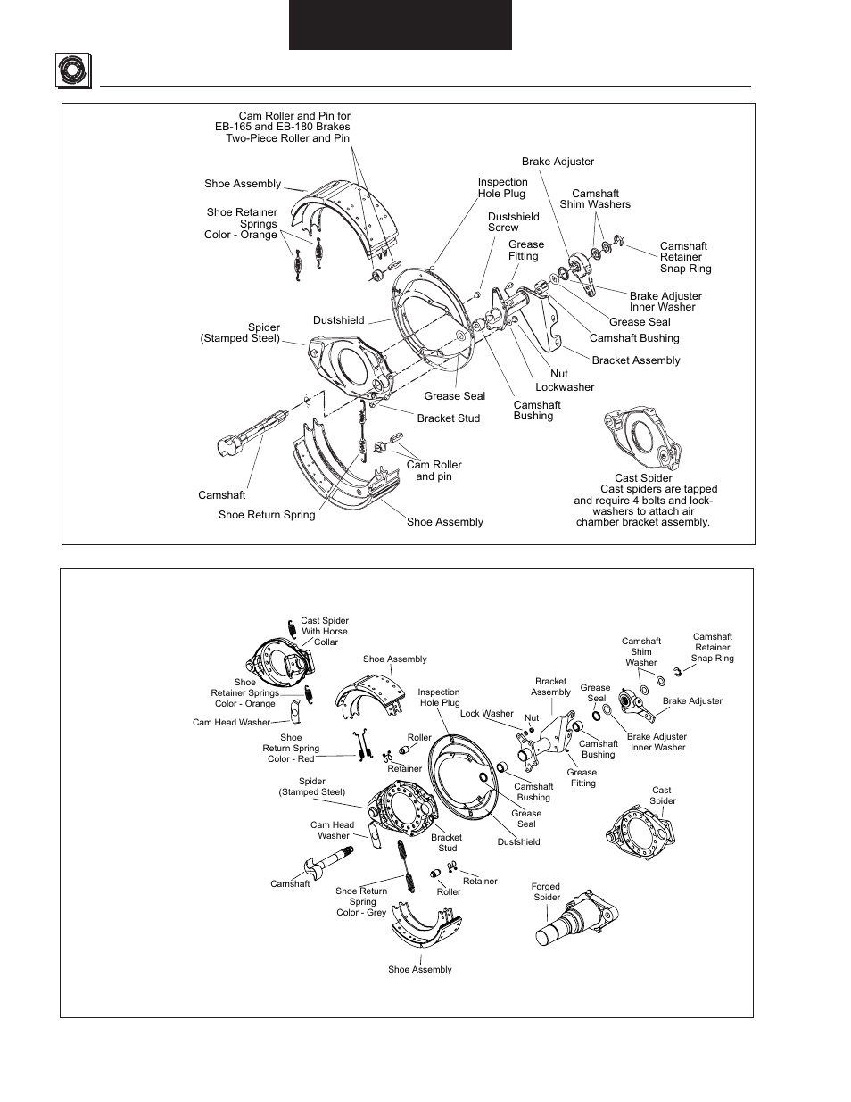 General information, Parts nomenclature | Bendix Commercial Vehicle Systems EB/ES BRAKES SERVICE MANUAL User Manual | Page 11 / 56