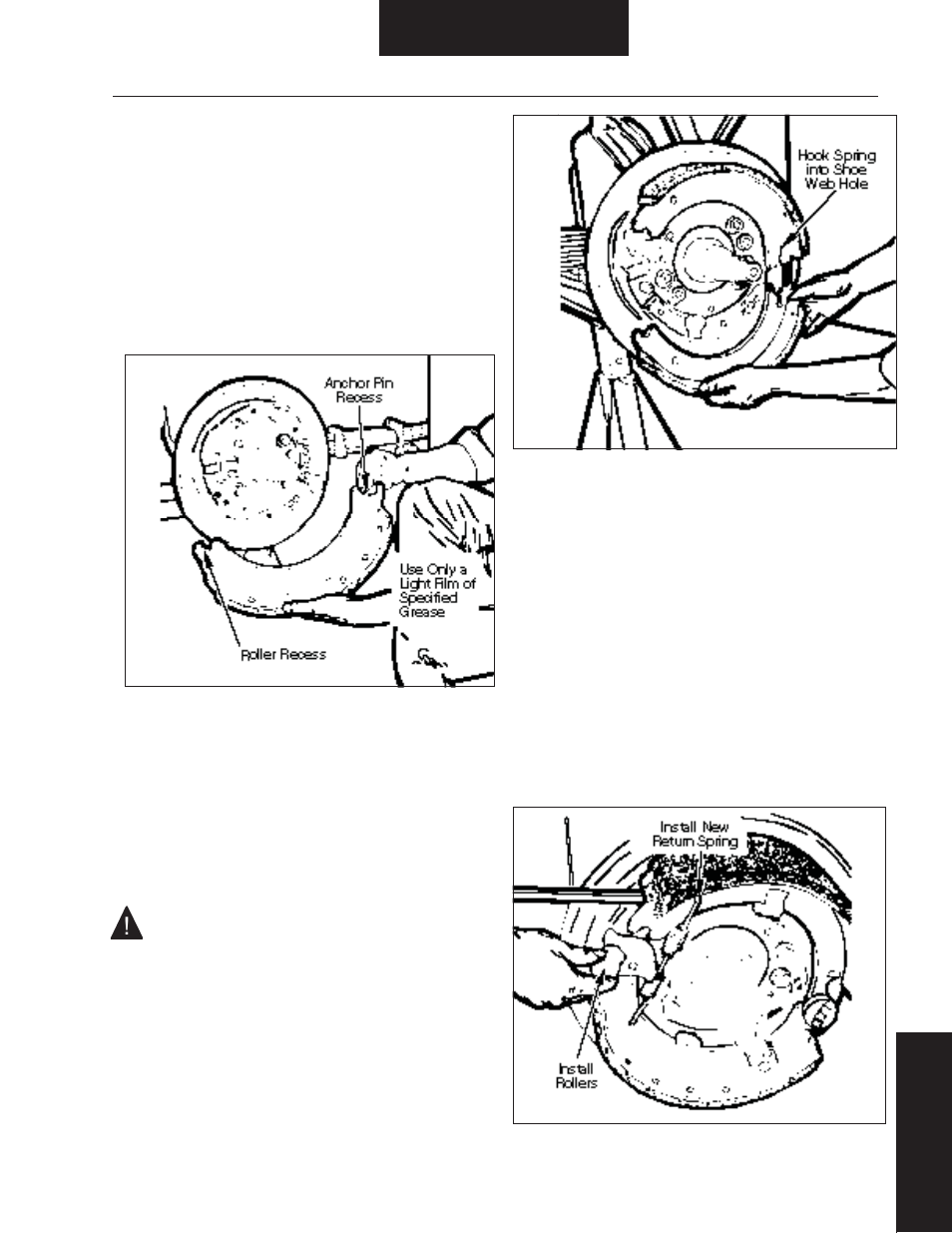 Installation / assembly, Shoe and lining installation | Bendix Commercial Vehicle Systems EB/ES BRAKES SERVICE MANUAL User Manual | Page 46 / 56