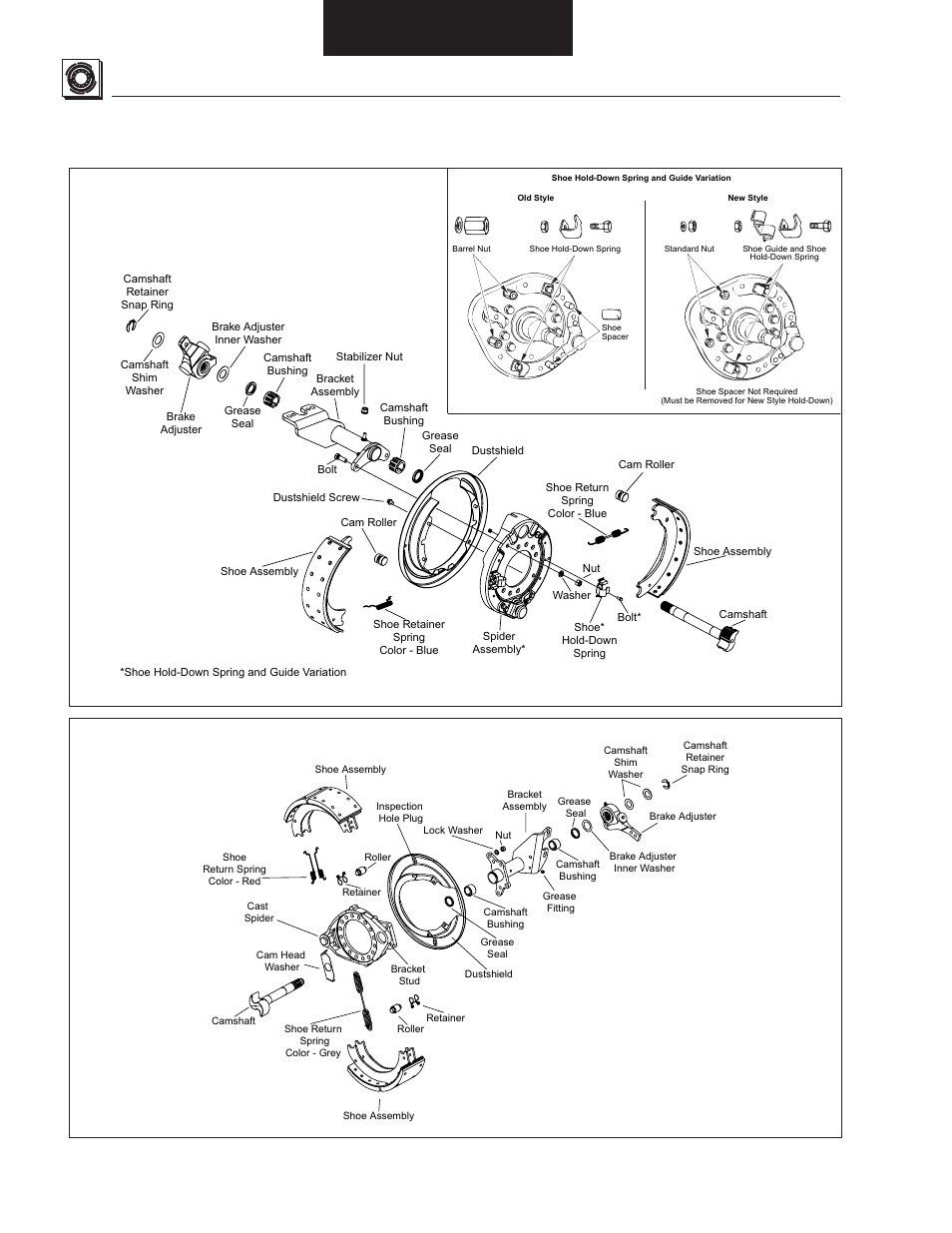 Parts nomenclature | Bendix Commercial Vehicle Systems EB/ES BRAKES SERVICE MANUAL User Manual | Page 9 / 56