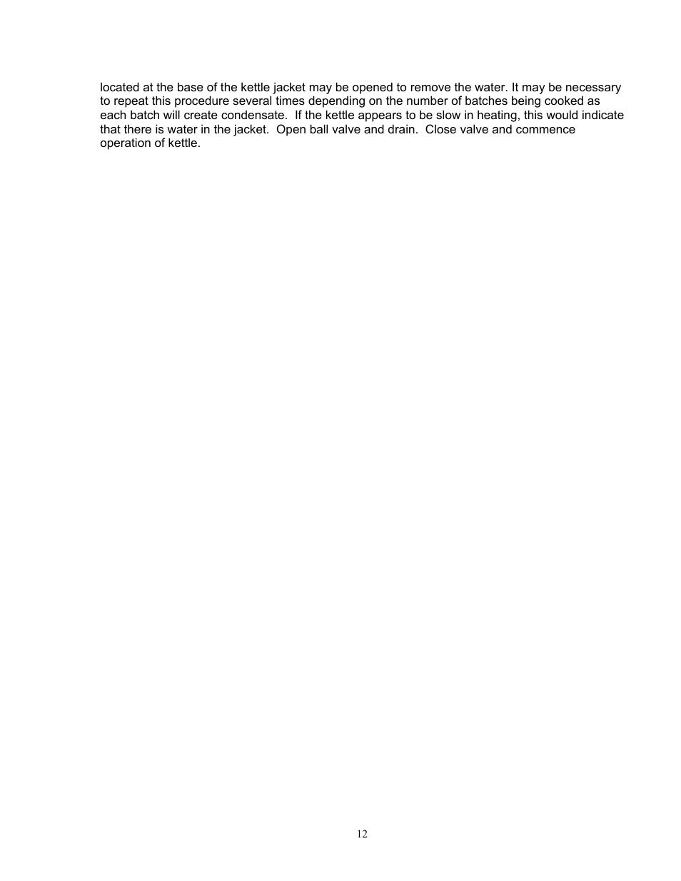 Blodgett KPT-DS User Manual | Page 12 / 12