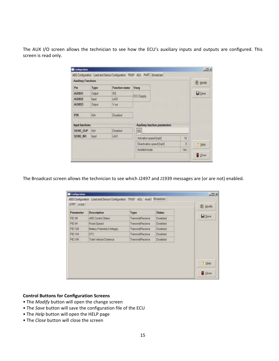 Bendix Commercial Vehicle Systems ACom Diagnostics V.6.7 User Manual | Page 15 / 40