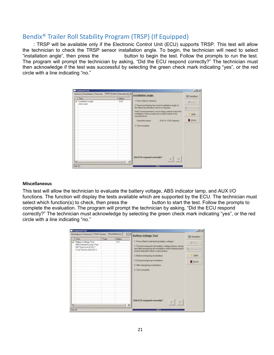 Bendix Commercial Vehicle Systems ACom Diagnostics V.6.7 User Manual | Page 21 / 40