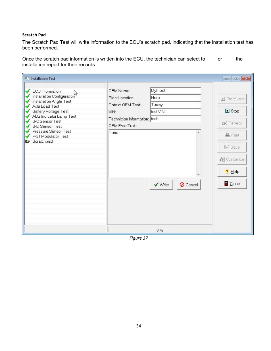 Bendix Commercial Vehicle Systems ACom Diagnostics V.6.7 User Manual | Page 34 / 40