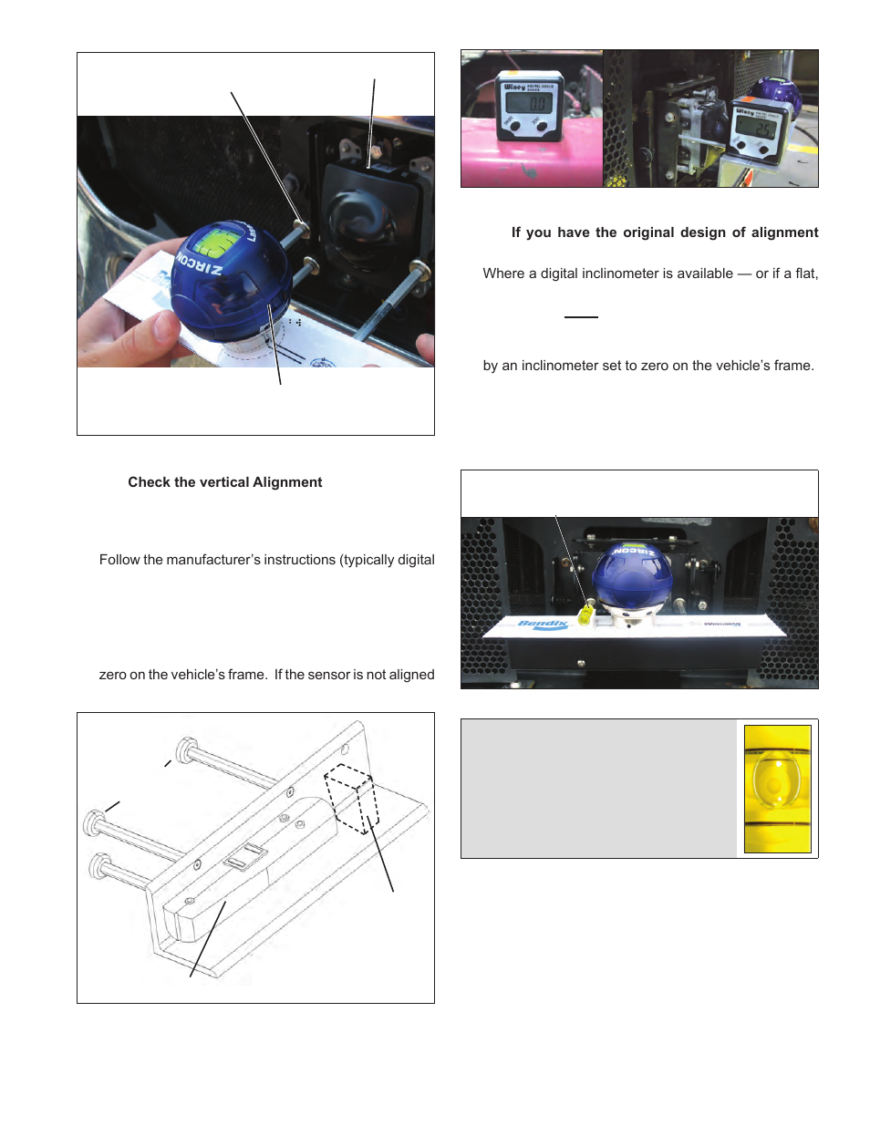 Bendix Commercial Vehicle Systems Vertical and Lateral Alignment of Bendix Radar Sensors User Manual | Page 3 / 6