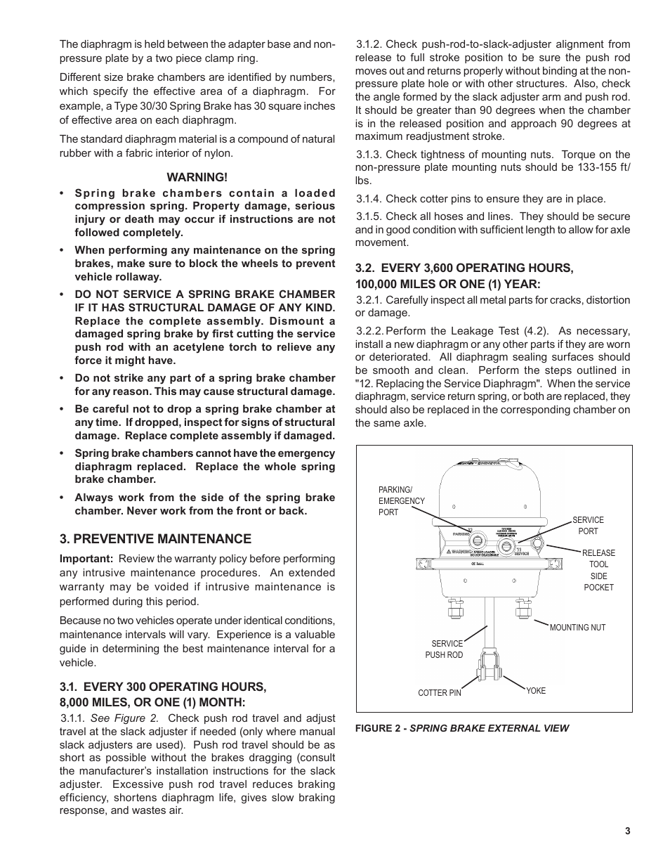 Bendix Commercial Vehicle Systems EverSure Spring Brake with No Touch Technology User Manual | Page 3 / 8