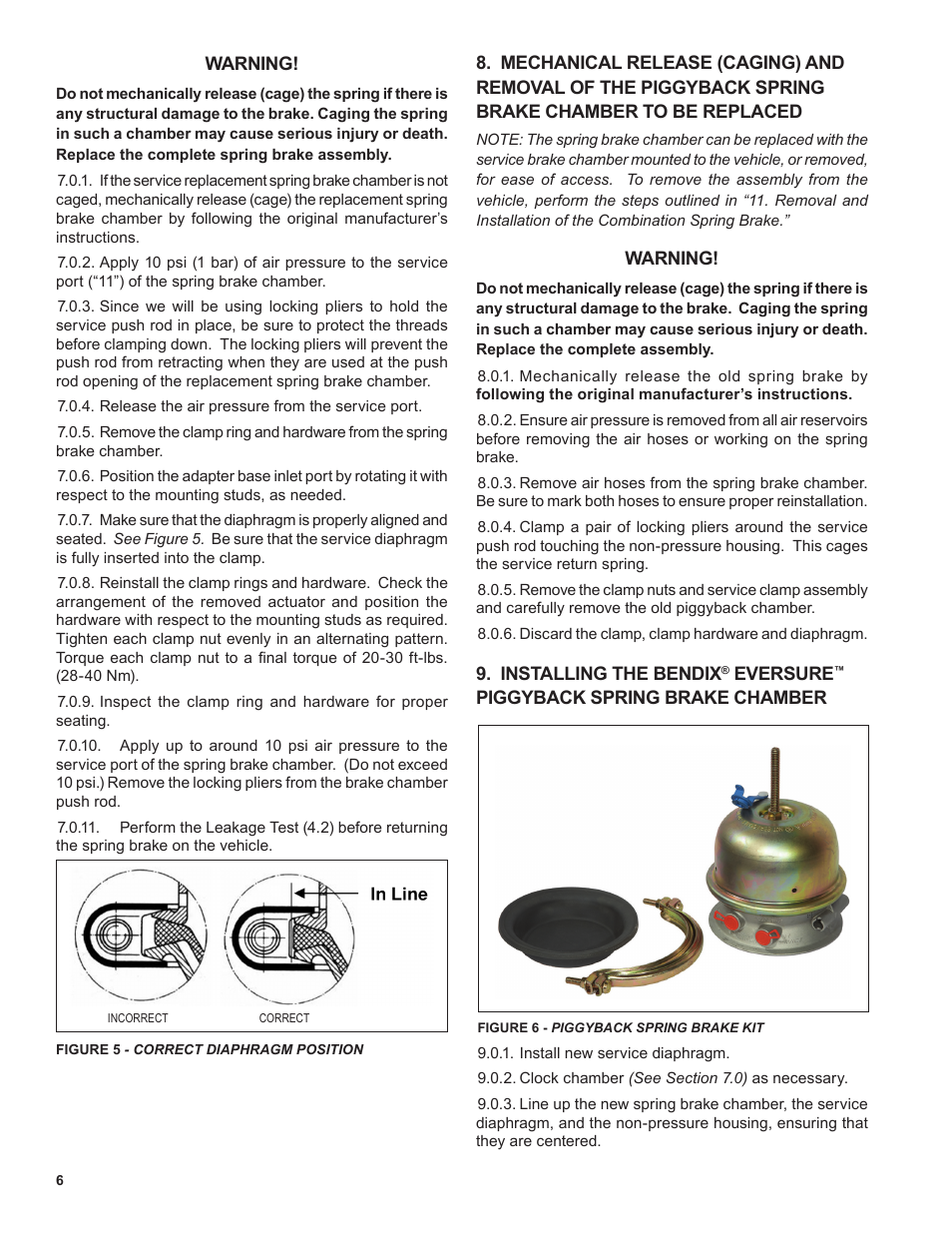 Bendix Commercial Vehicle Systems EverSure Spring Brake with No Touch Technology User Manual | Page 6 / 8