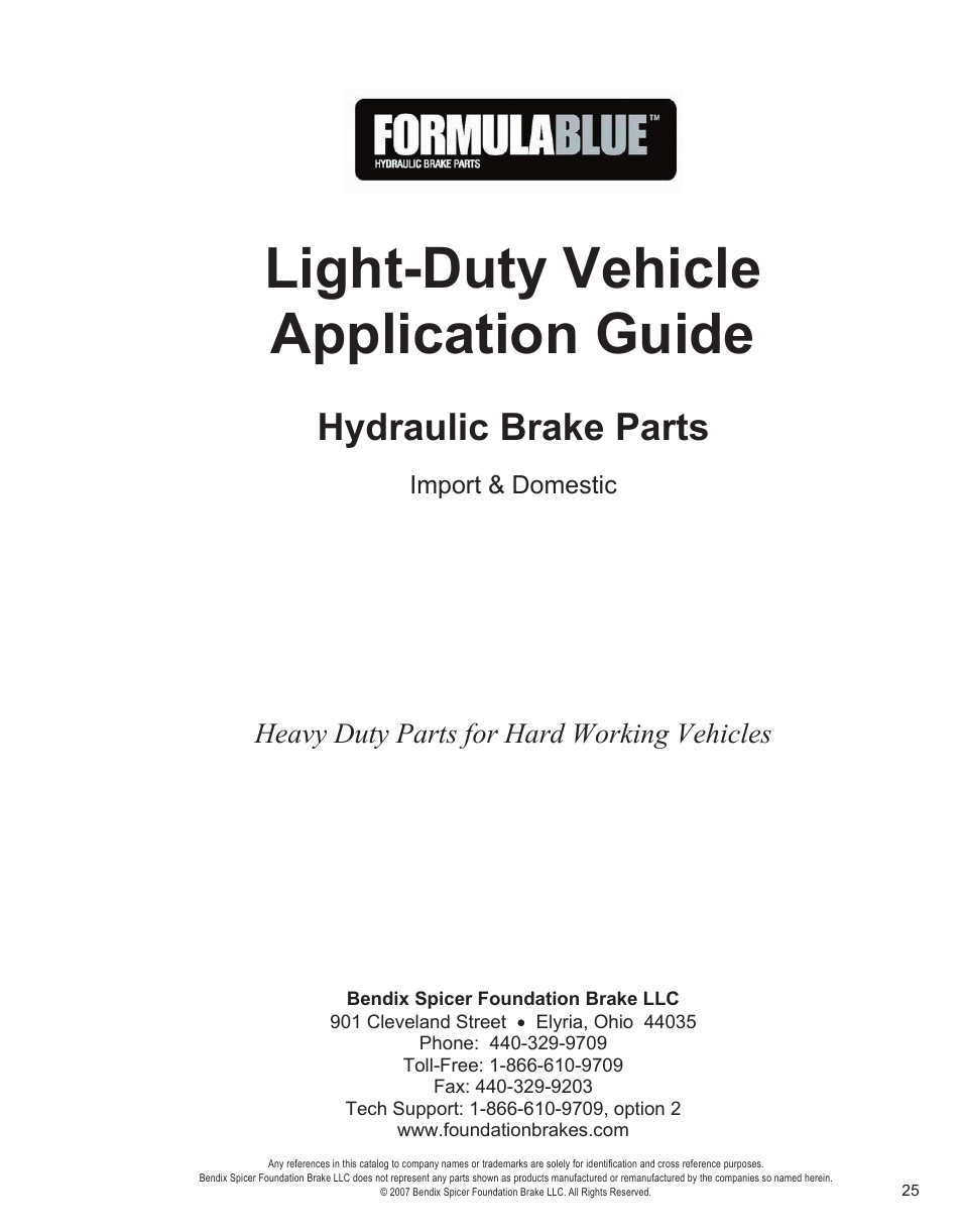 Bendix Commercial Vehicle Systems Light-Duty Vehicle User Manual | 760 pages