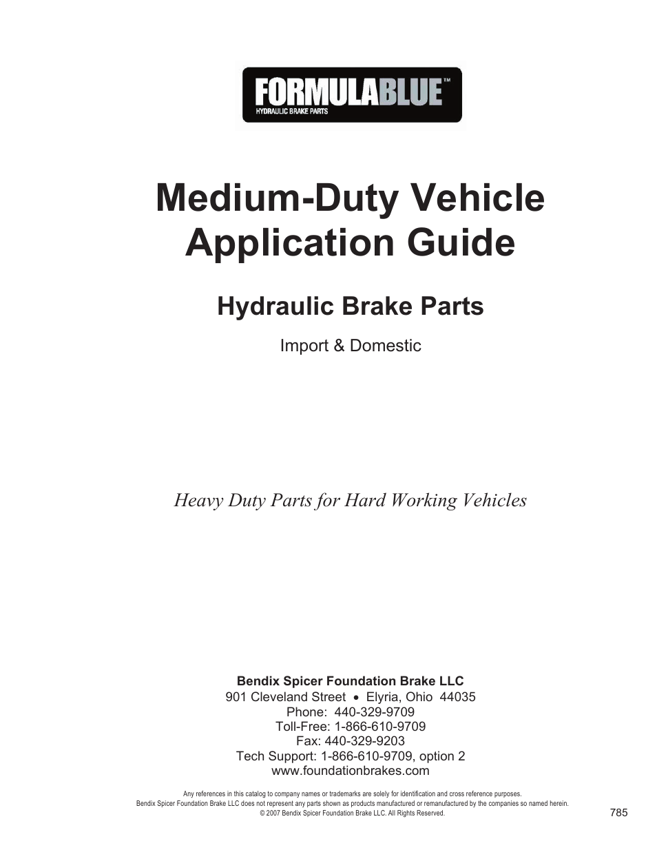 Bendix Commercial Vehicle Systems Medium-Duty Vehicle User Manual | 280 pages