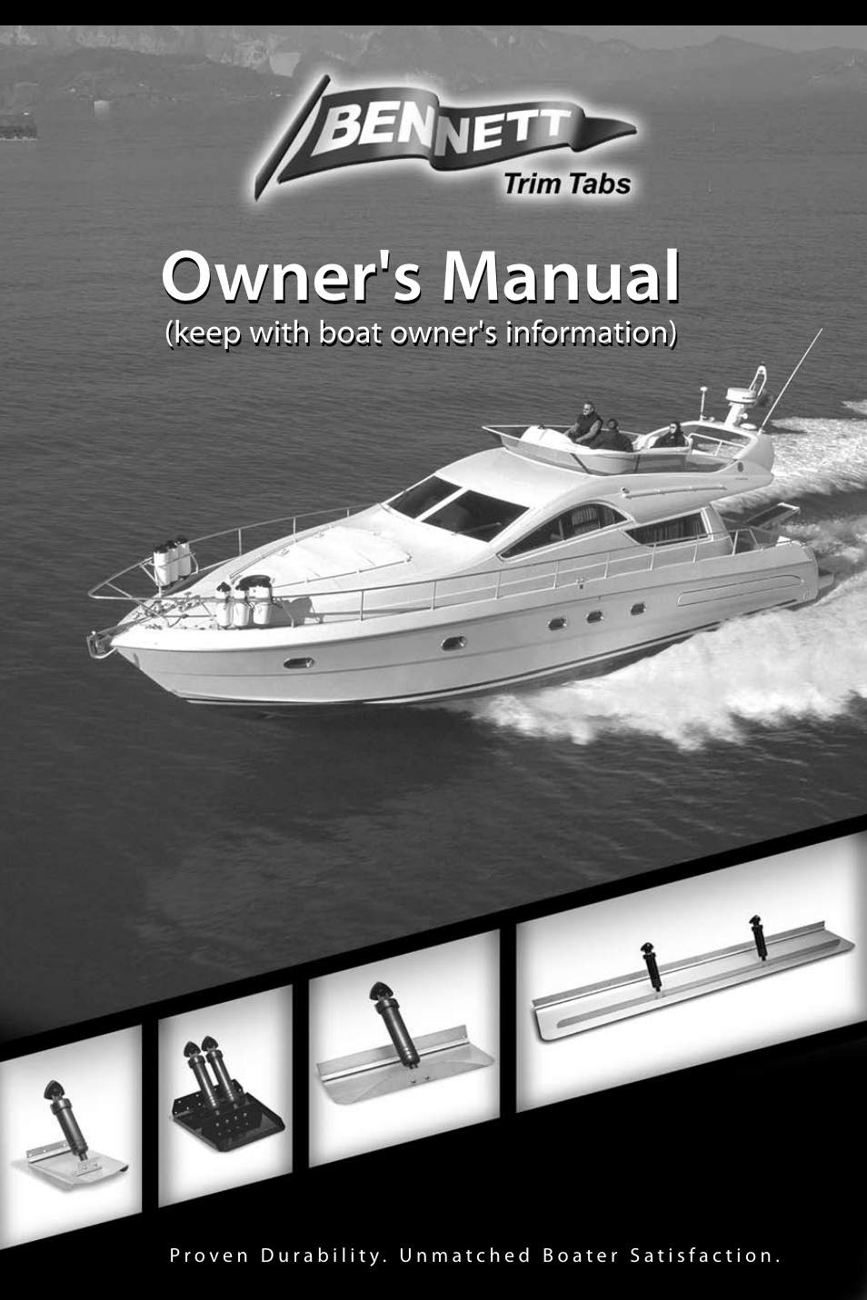 Bennett Marine Tournament Tab Kits Owners Manual User Manual | 12 pages