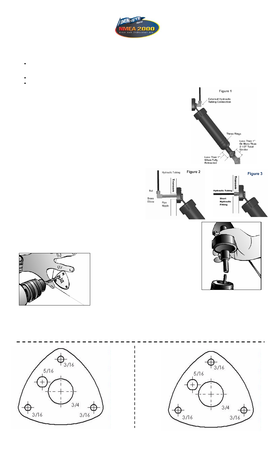 Bennett Marine NMEA 2000 Indicator Kit User Manual | 2 pages