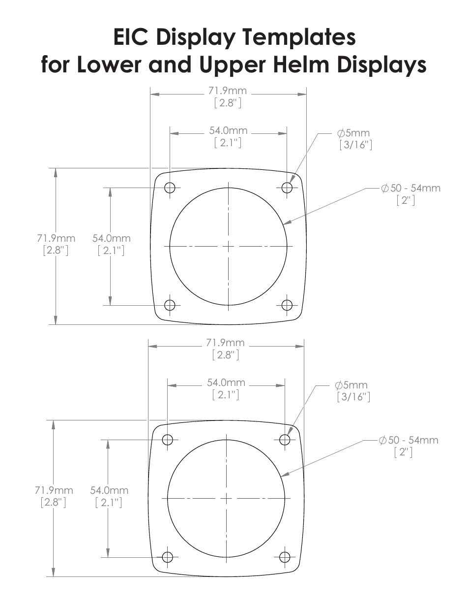 Eicdisplay_templates, Eic template, Bennett marine | Bennett Marine Premier Line Systems User Manual | Page 17 / 19