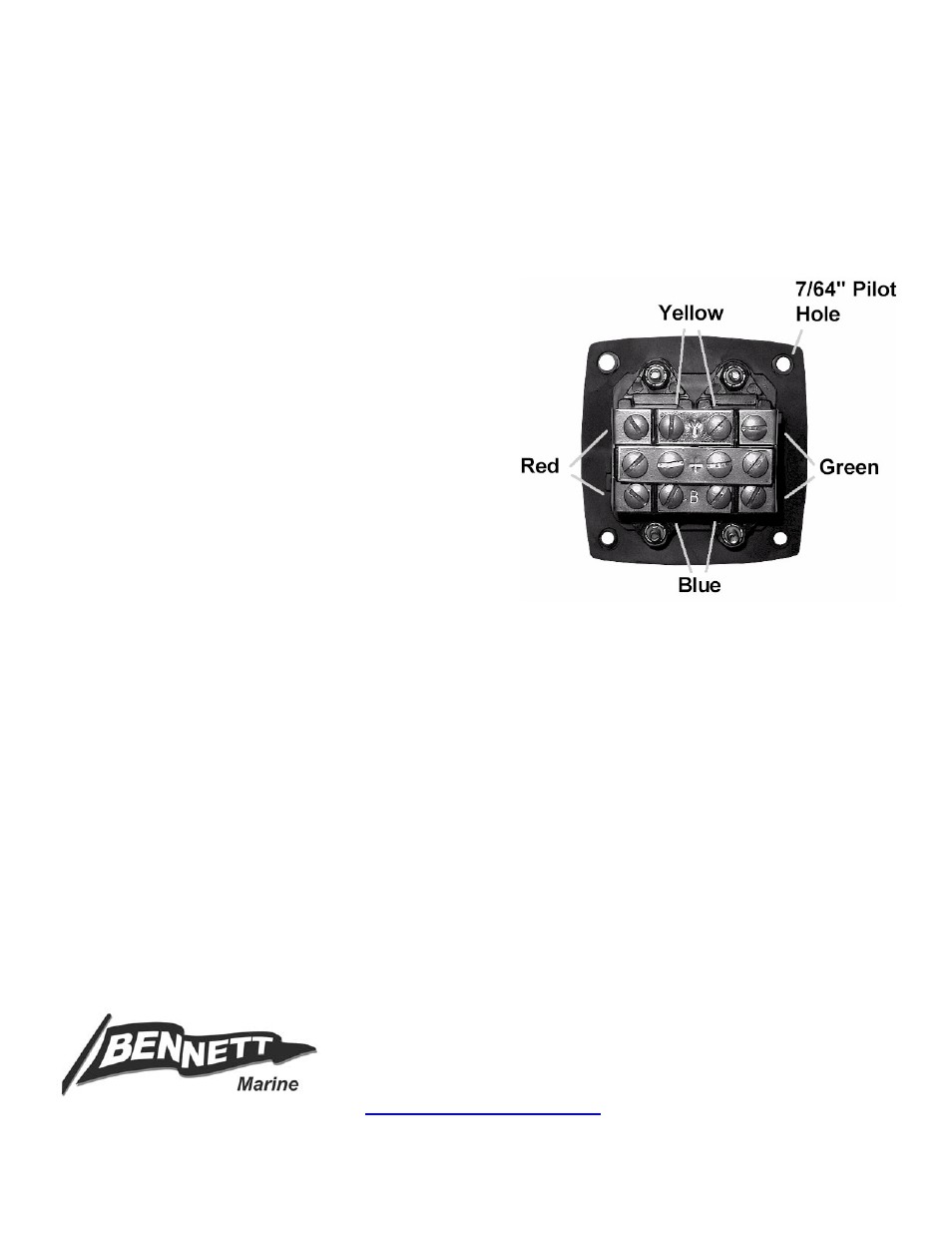 Es2000 installation inst, Eurostyle rocker switch control | Bennett Marine Standard Trim Tab Kits with Control Installation Instructions User Manual | Page 3 / 3