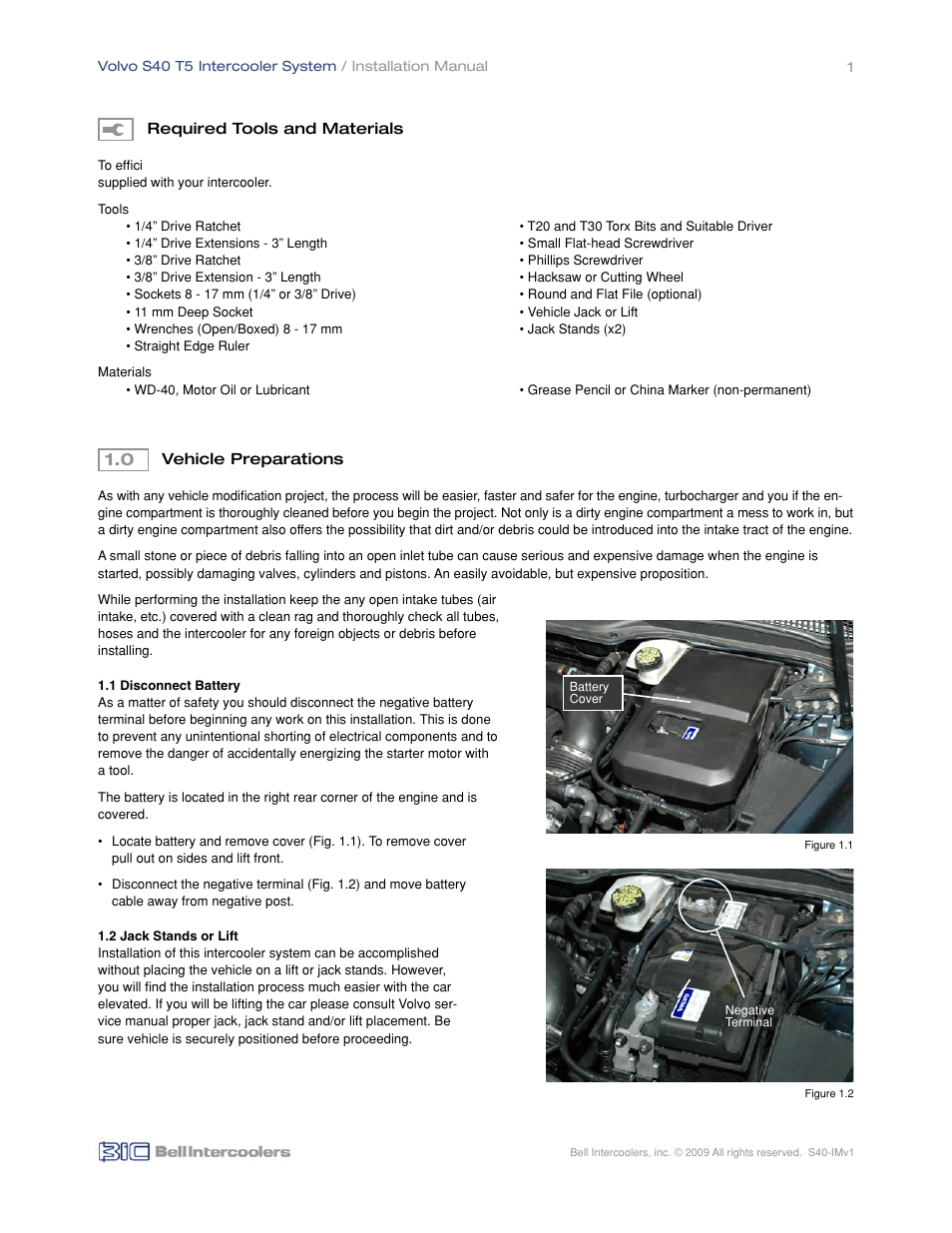 BIC Volvo S40 T5 Front Mount Intercooler System User Manual | Page 3 / 10