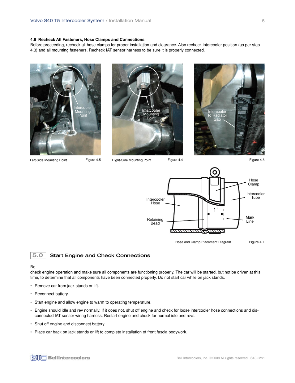 BIC Volvo S40 T5 Front Mount Intercooler System User Manual | Page 8 / 10