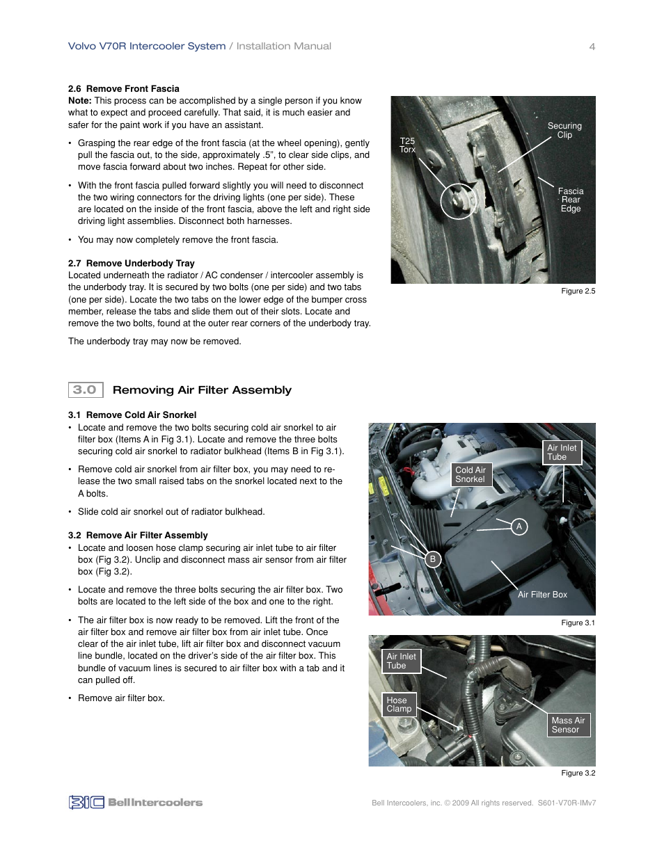 BIC Volvo V70R Front Mount Intercooler System User Manual | Page 6 / 18