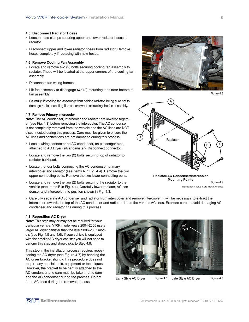 BIC Volvo V70R Front Mount Intercooler System User Manual | Page 8 / 18
