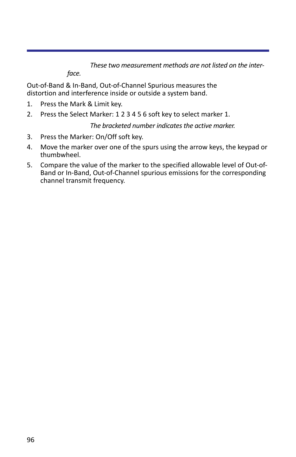 Out-of-band and in-band, out-of-channel spurious | Bird Technologies SH-362S-Manual User Manual | Page 118 / 206