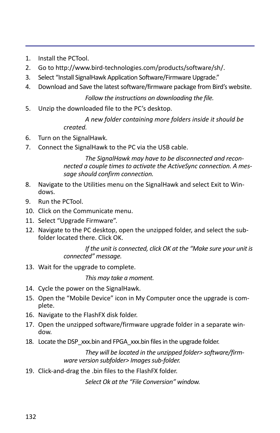 Pc procedure | Bird Technologies SH-362S-Manual User Manual | Page 154 / 206