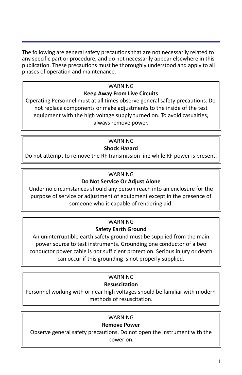 Safety precautions | Bird Technologies SH-362S-Manual User Manual | Page 3 / 206