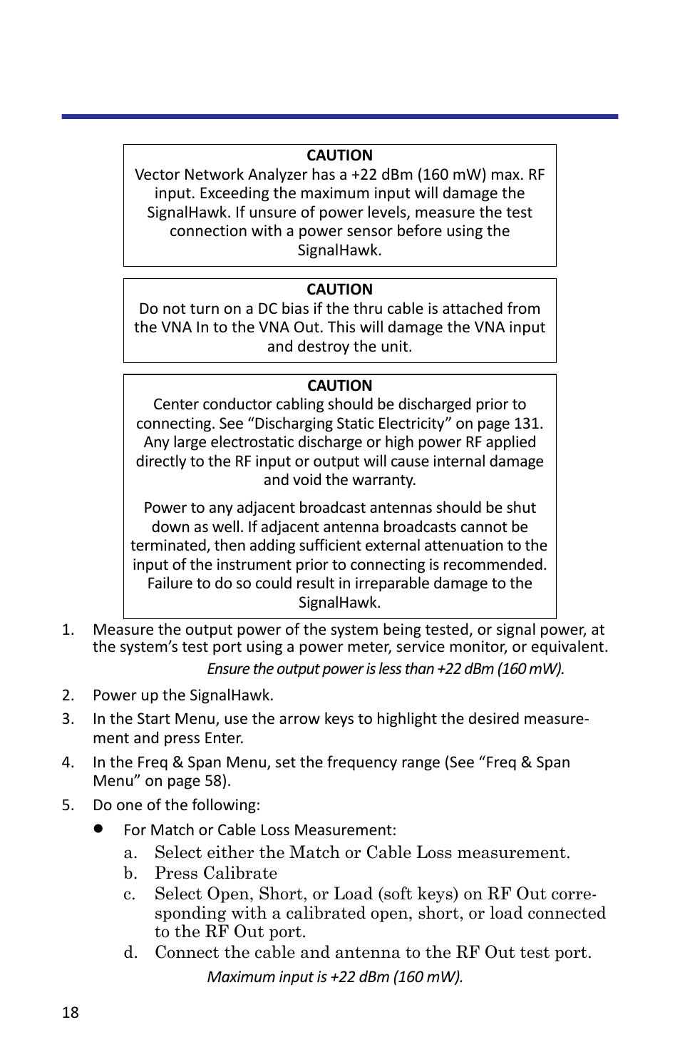 Vector network analyzer quick start | Bird Technologies SH-362S-Manual User Manual | Page 40 / 206