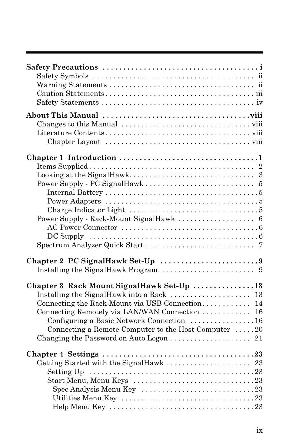Bird Technologies SH-36S-RM-Manual User Manual | Page 11 / 130
