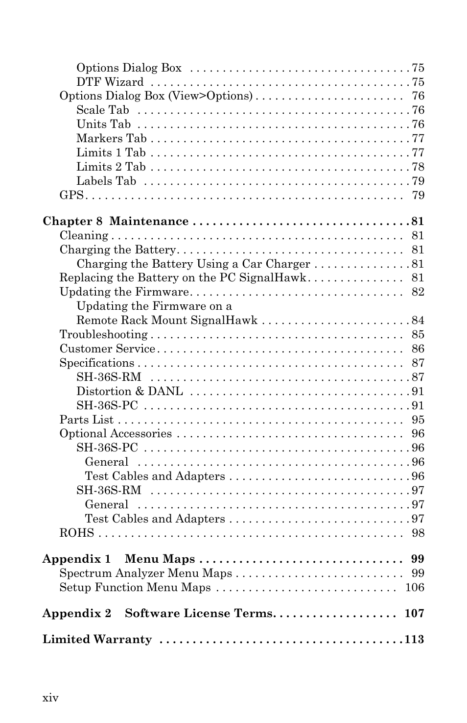 Bird Technologies SH-36S-RM-Manual User Manual | Page 16 / 130