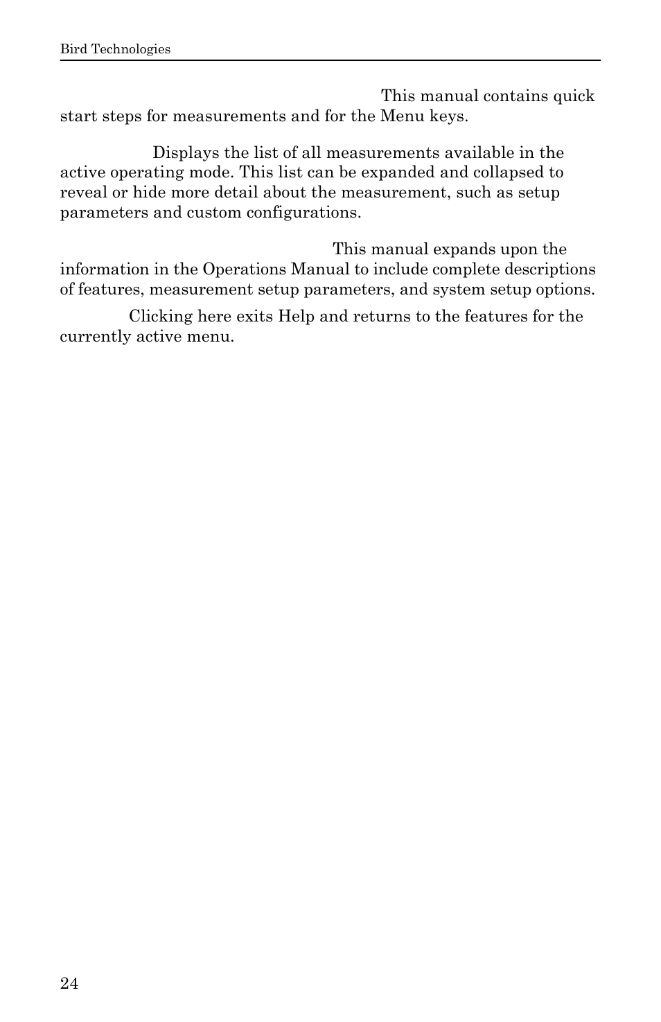 Bird Technologies SH-36S-RM-Manual User Manual | Page 40 / 130