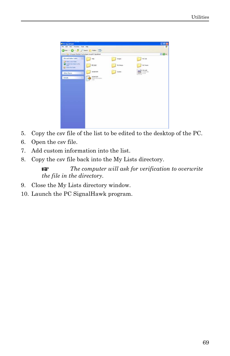 Figure 51 pc signalhawk directory | Bird Technologies SH-36S-RM-Manual User Manual | Page 85 / 130