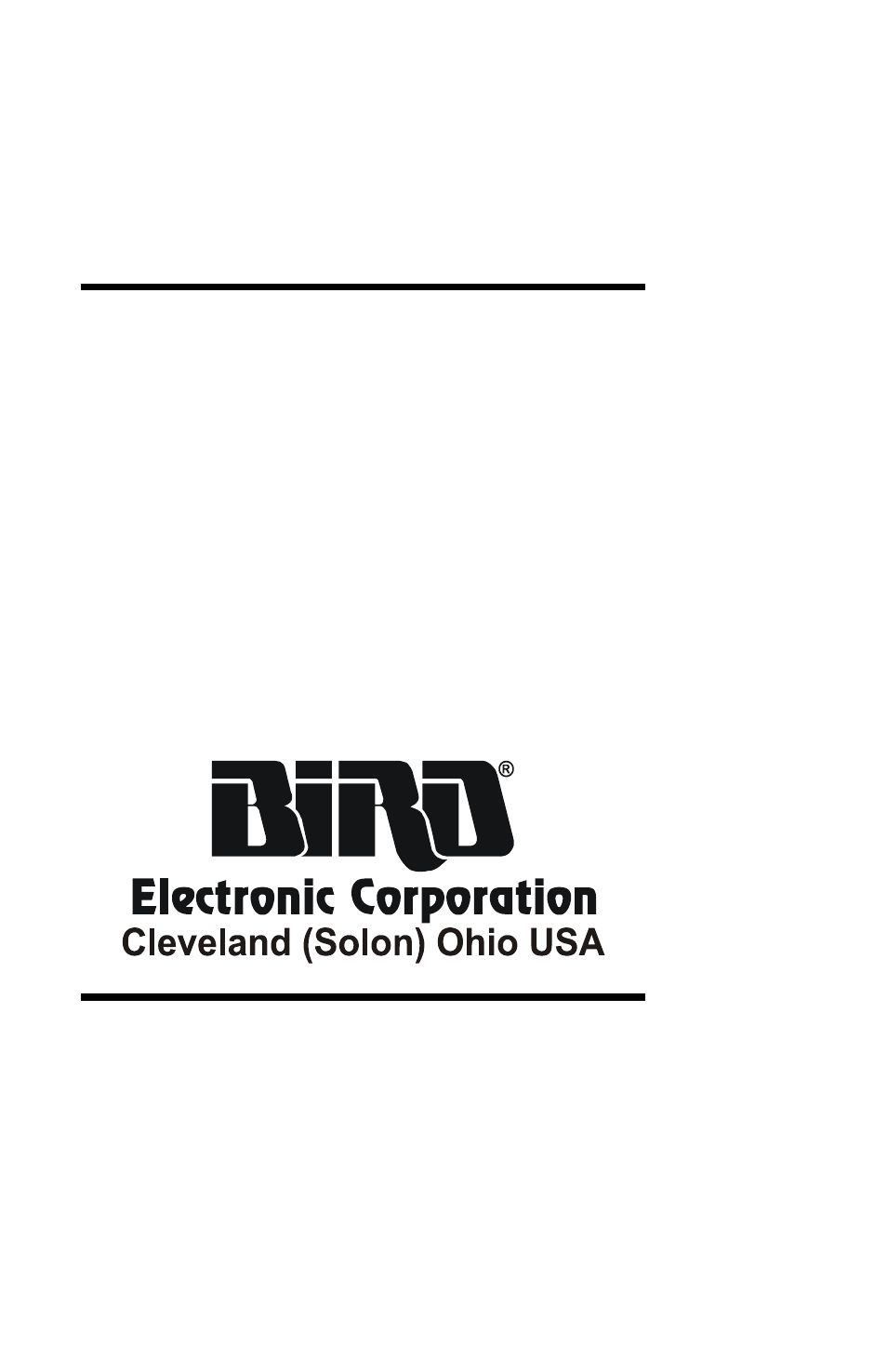 Bird Technologies AT-500-Manual User Manual | 73 pages