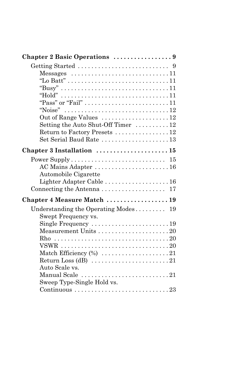 Bird Technologies AT-500-Manual User Manual | Page 15 / 73