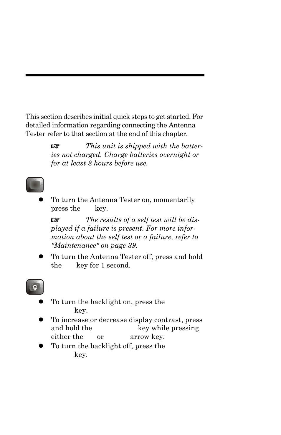Chapter 2 basic operations, Getting started | Bird Technologies AT-500-Manual User Manual | Page 27 / 73