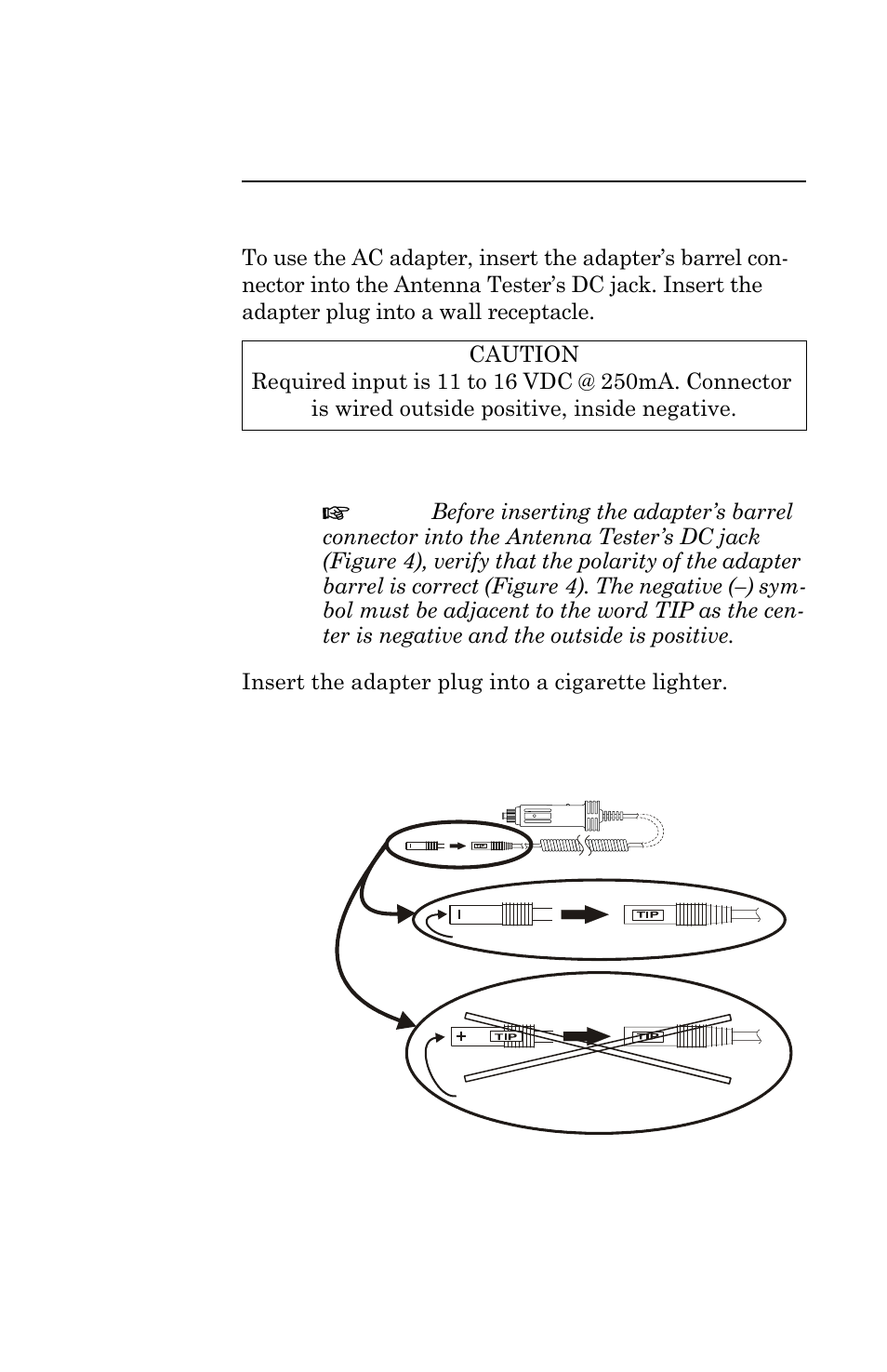 Ac mains adapter, Automobile cigarette lighter adapter cable, Ac mains adapter automobile cigarette | Bird Technologies AT-500-Manual User Manual | Page 34 / 73
