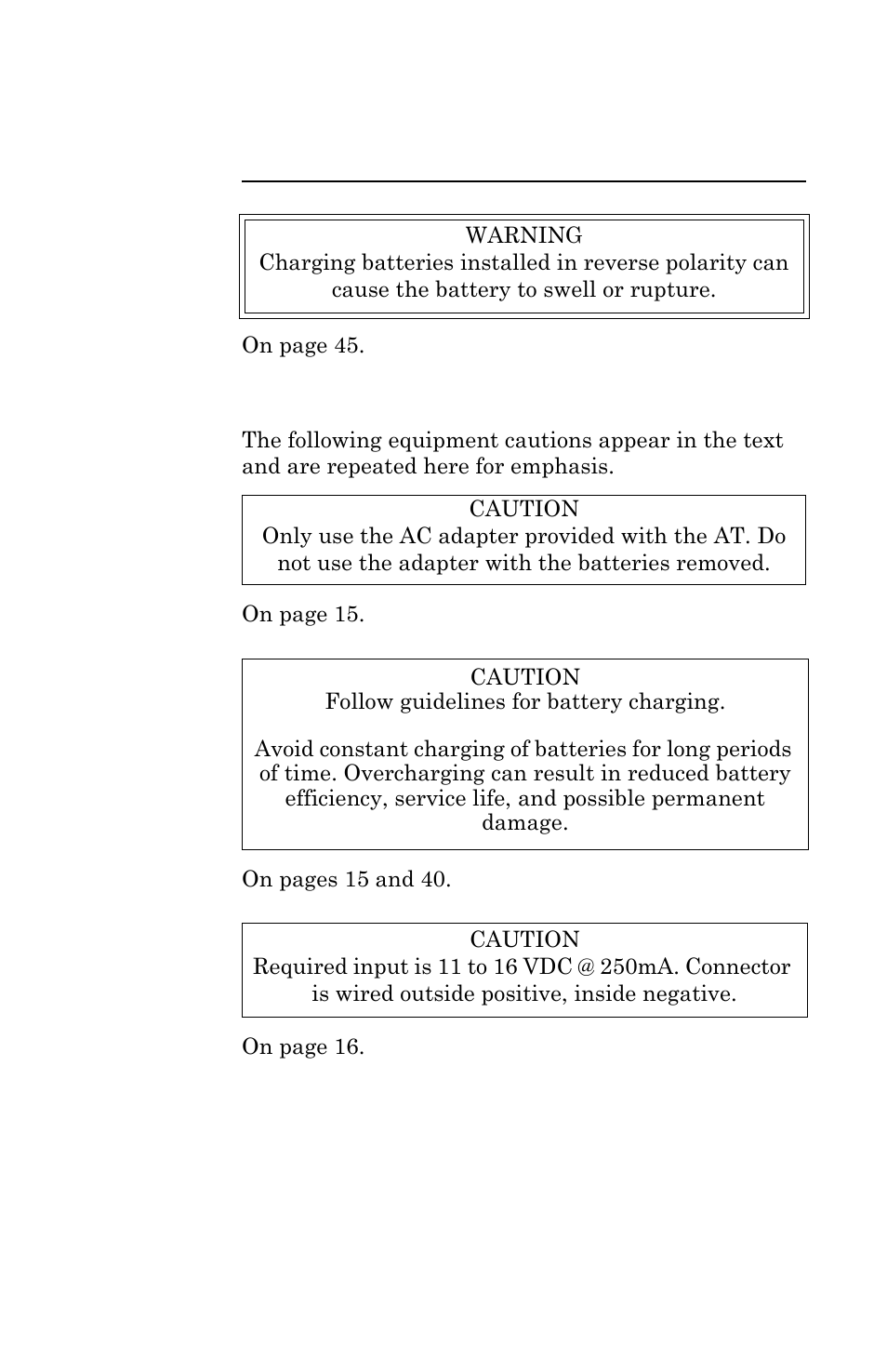 Caution statements | Bird Technologies AT-500-Manual User Manual | Page 6 / 73