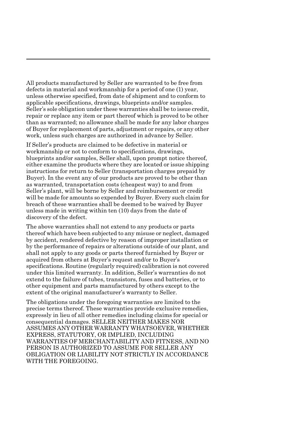 Limited warranty | Bird Technologies AT-500-Manual User Manual | Page 73 / 73