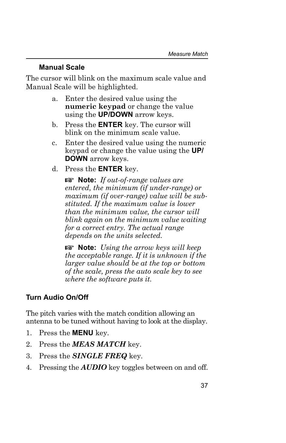 Turn audio on/off | Bird Technologies AT-800-Manual User Manual | Page 55 / 74