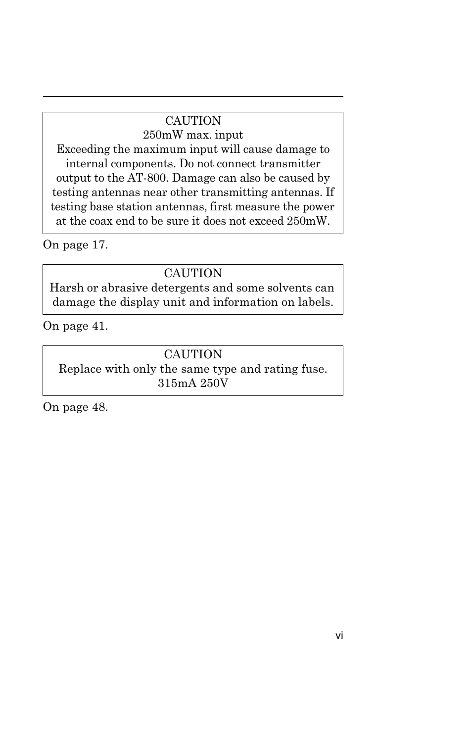 Bird Technologies AT-800-Manual User Manual | Page 7 / 74