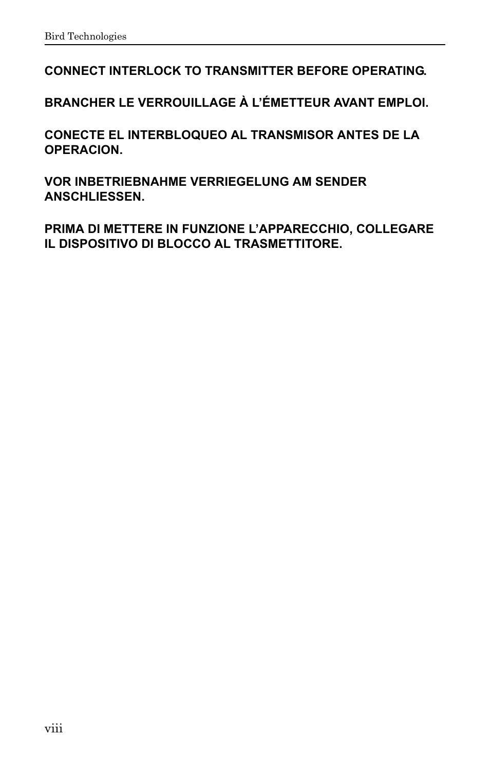 Bird Technologies DA40 UHF Series-Manual User Manual | Page 10 / 47